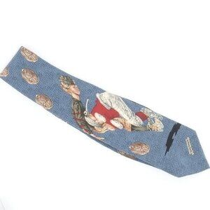 Norman Rockwell Vintage Football Silk Tie Men's NEW